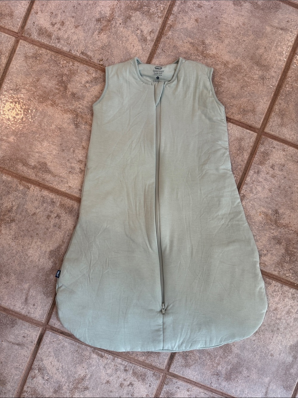 Halo Sleeveless Sleep Sack in Mint Green
